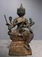 Buddha Statue Bronze Sculpture Brahma with Eight Arms Thai Amulet