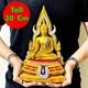 Buddha Statue Chinnaraj Peaceful Lucky Gold Dust Magic Rich Thai Amulet #16921