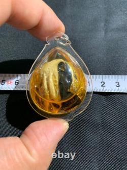 Buddha Statue Thai Amulet Good Luck Money Buddhist Art Used