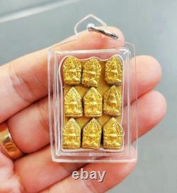 Buddha Talisman Best Mahar Yant Gold Sheet Thai Charm Magic Power Amulet Ajarn O