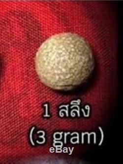 Buddha Thai Diamond Mercury Ajan O Amulet Magic Health illness Toxin Protection