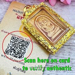 Certificate Sankajai Somdej Rich Kohloy Tim Be2514 WatLahanRai Thai Amulet 15928