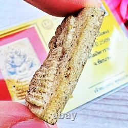 Certificate Somdej Nakpog Buddha Naga Cobra 7head Shield Kuay Thai Amulet #18419 Certificate Somdej Nakpog Buddha Naga Cobra 7head Shield Kuay Thai Amulet #18419