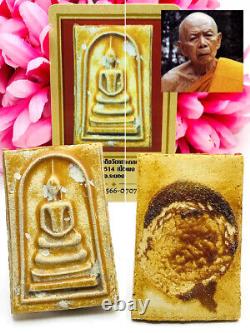 Certificate Somdej WatKohLoy Buddha Lp Tim WatLaHanRai Be2514 Thai Amulet 15829