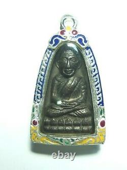 Certificate Thai Amulet Buddha Southeast Antique Phra Lp Thuad 2505 Wat Changhai