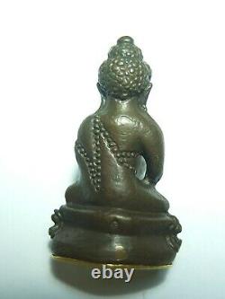 Certificated Thai Buddha Amulet Very Rare Phra Kring Lp Tim