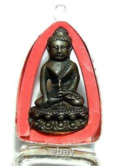Certificated Thai Buddha Amulet Very Rare Phra Kring Lp Tim Be 2518