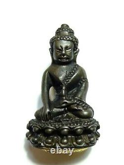 Certificated Thai Buddha Amulet Very Rare Phra Kring Lp Tim Be 2518