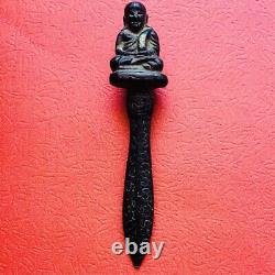 Charm Amulet Antique Buddha Holy Knief Phra Khan Phra Sangajay, Thai