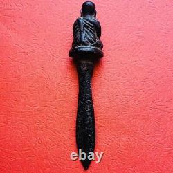 Charm Amulet Antique Buddha Holy Knief Phra Khan Phra Sangajay, Thai