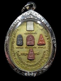 Coin LP Khean back Top 5 Buddha Benjapakee Figure BE2549 Thai Amulet