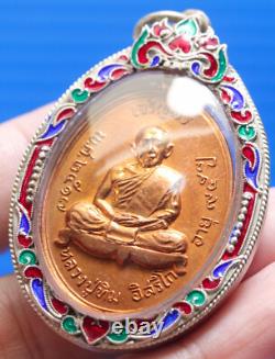 Coin, Talisman, Thai, LP Tim, Buddha, Pendant, Rare, Amulet, Temple, Phra rian, Old, Wat