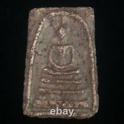 Collectible Thai Buddha Amulet Pendant In Silver Diamond Case Jewelry Necklace