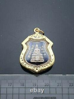 Collectibles Blue Thai Buddha LP Sothorn Jewelry Pendant Lucky Success Amulets