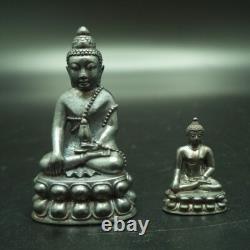 Double PHRA KRING 215 YRD BUDDHA BELL LP PAE W. SUTAS THAI AMULET PENDANT STATUE