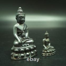 Double PHRA KRING 215 YRD BUDDHA BELL LP PAE W. SUTAS THAI AMULET PENDANT STATUE
