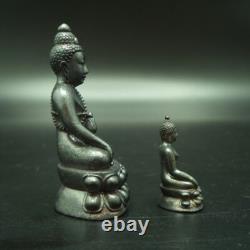 Double PHRA KRING 215 YRD BUDDHA BELL LP PAE W. SUTAS THAI AMULET PENDANT STATUE