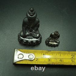 Double PHRA KRING 215 YRD BUDDHA BELL LP PAE W. SUTAS THAI AMULET PENDANT STATUE