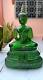Emerald Buddha 25th century Green glass texture, year 2500, Thai Amulet Buddha