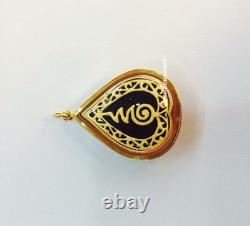 Emerald Buddha Amulet Pendant 18K Gold-Plated Waterproof Case Sacred Thai Luck 2