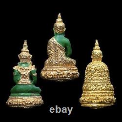 Emerald Buddha Statue Set, Celebrating 200 Years of Rattanakosin Thai Amulet