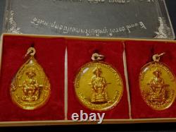 Emerald Buddha behind King Rama I year1981 Thai Amulet 3Holy Wat Pho(Chetuphon)