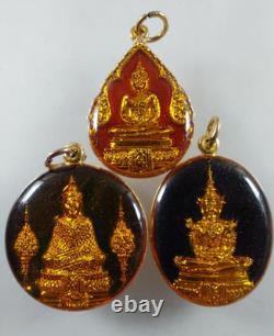 Emerald Buddha behind King Rama I year1981 Thai Amulet 3Holy Wat Pho(Chetuphon)