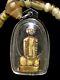 FINE! Ancient Nga Chang Kae Carving Buddha LP Derm Figure Thai Amulet