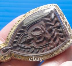 Famous amulets, Talisman, Pendant, Amulet, Buddhism, Wat, Coin, LP, Buddha, Chao Sua, Thai