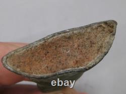 Fine Old Antique Thai Bronze Phra Chai Sitting Buddha Statue Amulet Thailand