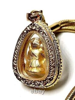 Ganesh Succeed, Prosperous, Wealthy, Thai Amulet Buddha Talisman Charm Pendant K103