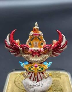 Garuda Bird God Phra Ya Krut Buddha Thai Amulet Charm Pendant Real