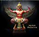 Garuda Statue Red Thai Amulet Talisman Buddha Phaya Krut Power Magic Money Luck