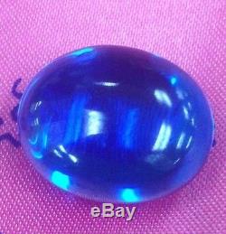 Gems Naga Eye Crystal Real Lucky Powerful Buddha Holy Love Blue Thai Amulet