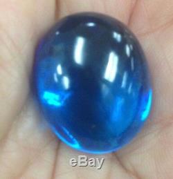 Gems Naga Eye Crystal Real Powerful Buddha Blue Thai Amulet Holy Talisman Love