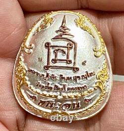 Genuine Buddhist art of Phra Pidta Lp Toh Thai Buddha Amulet Talisman Charm A125
