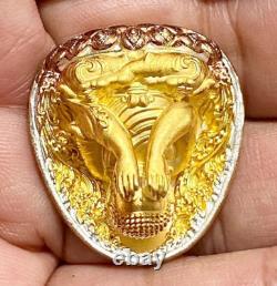 Genuine Buddhist art of Phra Pidta Lp Toh Thai Buddha Amulet Talisman Charm A125