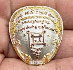 Genuine Buddhist art of Phra Pidta Lp Toh Thai Buddha Amulet Talisman Charm A125