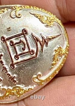 Genuine Buddhist art of Phra Pidta Lp Toh Thai Buddha Amulet Talisman Charm A125