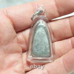 Genuine Leklai Silver Gold LP Thuad Mystery Ajan Sompron Thai Buddha Amulet