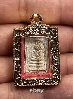 Genuine Phra Somdej LP Pae (LP Toh) Have Guarantee Card Thai Amulet Buddha K467