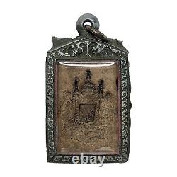 Genuine Phra Somdej Toh Wat Rakang Talisman Old Rare Thai Amulet Antique Buddha