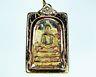 Genuine Thai Amulet Phra Somdej Wat Rakang Phim Yai And Gilded Sacred Buddha Old