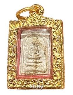 Genuine Thai Buddha Amulet Phra Somdej Lp Pae (LP TOH) Holy Guarantee Card K467