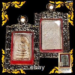 Genuine Thai Buddha Amulet Phra Somdej Lp Pae (LP TOH) Holy Guarantee Card K467