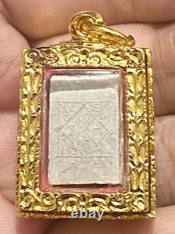 Genuine Thai Buddha Amulet Phra Somdej Lp Pae (LP TOH) Holy Guarantee Card K467