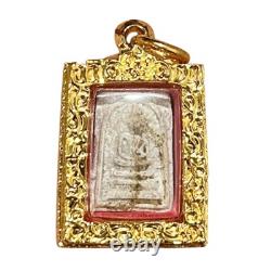 Genuine Thai Buddha Amulet Phra Somdej Lp Pae (LP TOH) Holy Guarantee Card K467