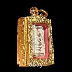 Genuine Thai Buddha Amulet Phra Somdej Lp Pae (LP TOH) Holy Guarantee Card K467