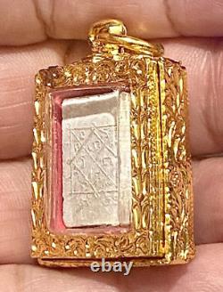 Genuine Thai Buddha Amulet Phra Somdej Lp Pae (LP TOH) Holy Guarantee Card K467