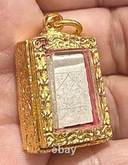 Genuine Thai Buddha Amulet Phra Somdej Lp Pae (LP TOH) Holy Guarantee Card K467